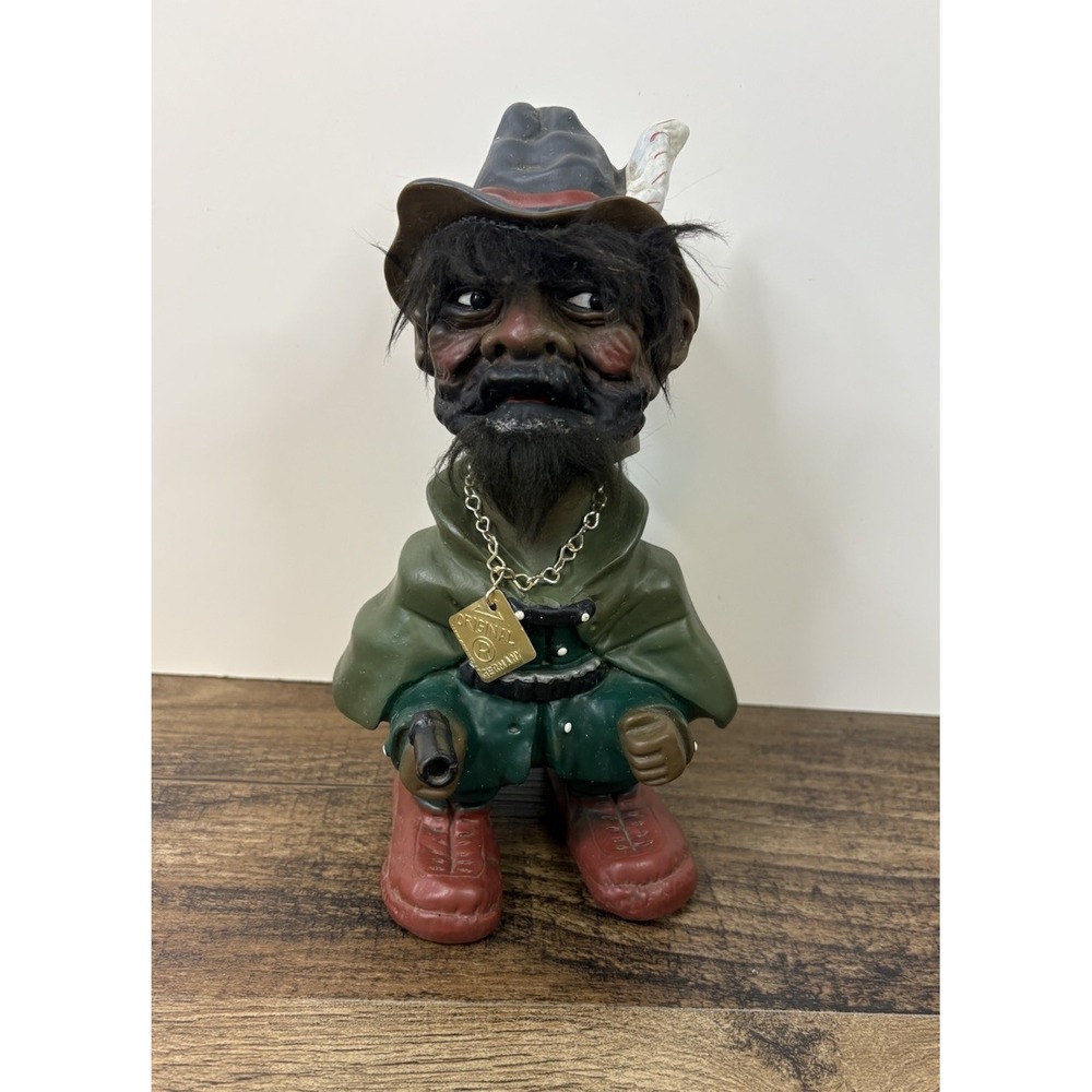 Vintage Heico Troll Robber Bobblehead Nodder Wurzelsepp Collectible W Germany